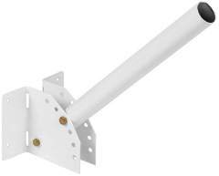 Кронштейн КР-4 D=48мм L=500мм настенный регулируемый угол белый IEK