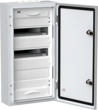 Корпус металлический распределительный TITAN 5 ЩРн-36 (1х36) 585х310х140 мм IP54 белый (одна дверь) IEK