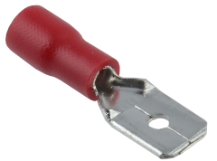 Разъем изолированный РпИп 1,25-6-0,8 плоский (100шт) IEK