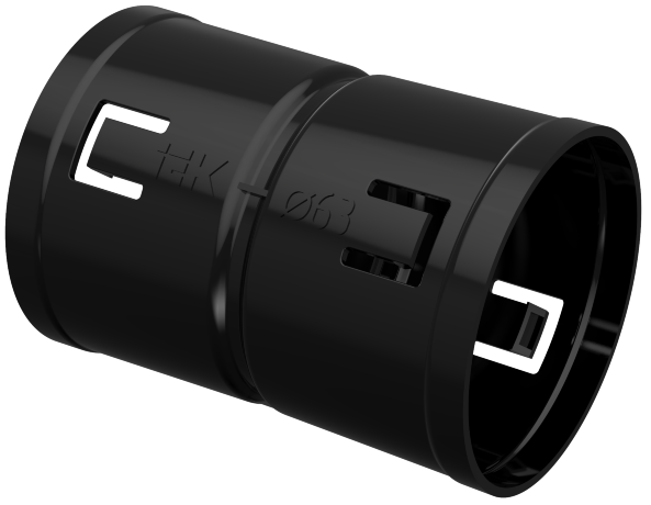 Муфта соединительная для двустенной трубы d=63мм IEK