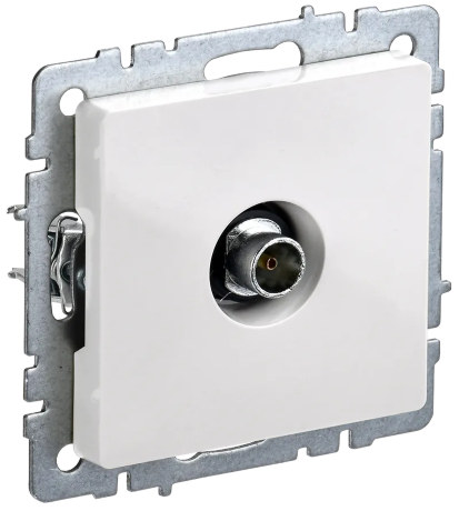 BRITE Розетка TV оконечная РТВ11-0-БрБ белый IEK