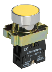 Кнопка управления LAY5-BA51 без подсветки желтая 1з IEK