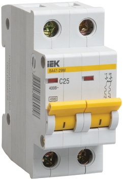 Выключатель автоматический ВА47-29М 2P 40A 4,5кА C IEK