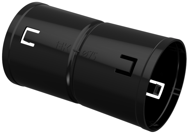 Муфта соединительная для двустенной трубы d=75мм IEK