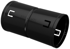 Муфта соединительная для двустенной трубы d=75мм IEK