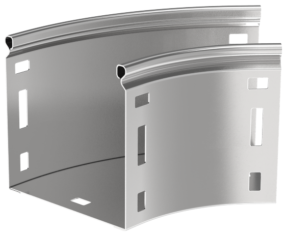 Поворот плавный 45град (тип Г01) ESCA 100х100мм IEK