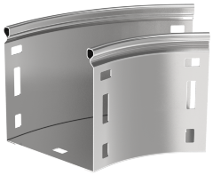 Поворот плавный 45град (тип Г01) ESCA 100х100мм IEK