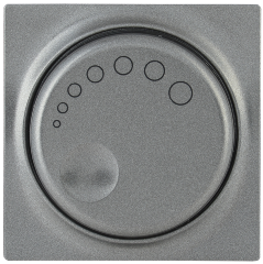 Накладка к светорегулятору НС-1-1-БА BOLERO антрацит IEK