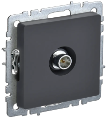 BRITE Розетка TV оконечная РТВ11-0-БрГ графит IEK