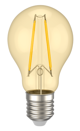 Лампа светодиодная A60 шар золото 11Вт 230В 2700К E27 серия 360° IEK