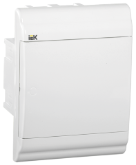 Бокс ЩРВ-П-4 модуля встраиваемый пластик IP41 PRIME белая дверь IEK