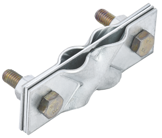 Зажим заземления диагональный полоса/пруток-полоса/пруток нержавеющая сталь IEK