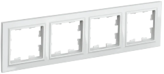 BRITE Рамка 4-местная РУ-4-БрБ белый IEK