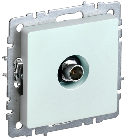 BRITE Розетка TV оконечная РТВ11-0-БрЖ жемчуг IEK