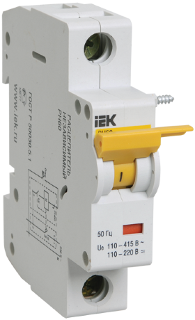 Расцепитель независимый РН60 на DIN-рейку IEK