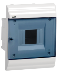 Бокс ЩРВ-П-4 модуля встраиваемый пластик IP41 PRIME IEK