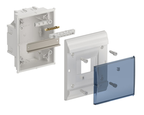 Бокс ЩРВ-П-4 модуля встраиваемый пластик IP41 PRIME IEK