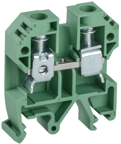 Клемма винтовая КВИ-10мм2 зеленая IEK