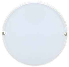 Светильник светодиодный ДПО 2014Д 12Вт IP54 6500К дежурный режим круг белый с акустическим датчиком IEK