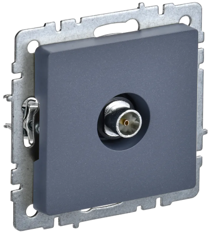 BRITE Розетка TV оконечная РТВ11-0-БрМ маренго IEK