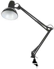 LIGHTING Светильник настольный 1014 пантограф на струбцине Е27 черный IEK