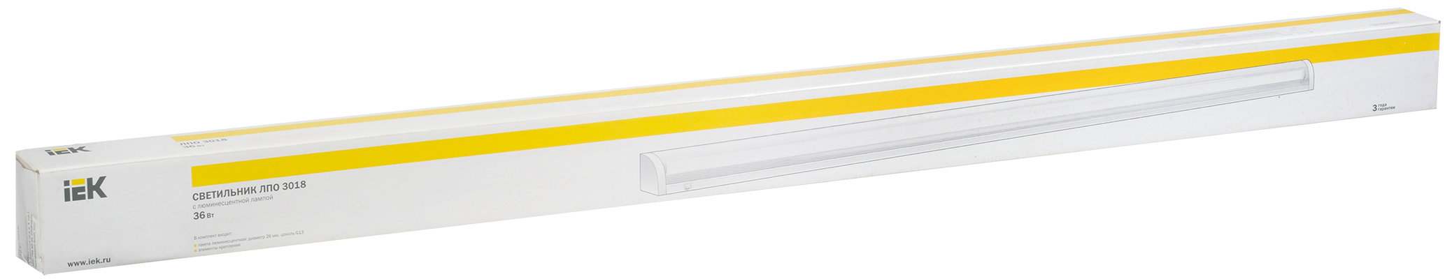 Светильник ЛПО3018 36Вт 230В Т8/G13 IEK