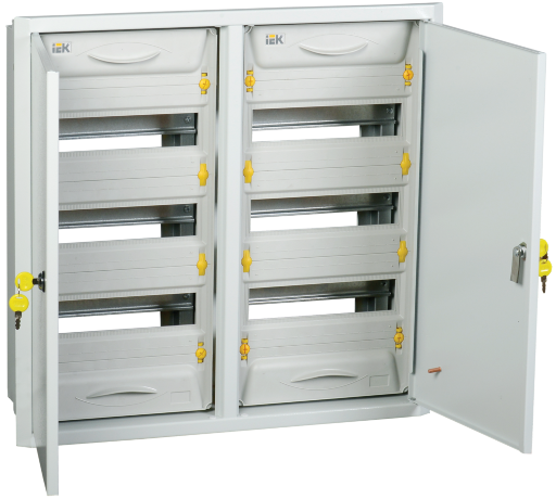 Корпус металлический распределительный ЩРв-2x36з-0 36 УХЛ3 IP31 PRO IEK