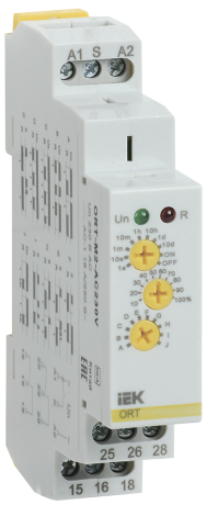 Реле времени ORT многофункциональное 2 контакта 230В AС IEK