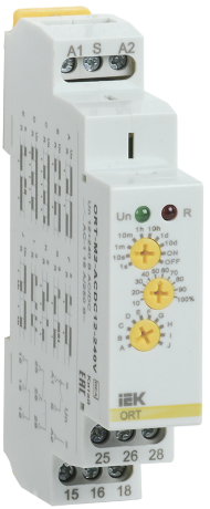 Реле времени ORT многофункциональное 2 контакта 12-240В AC/DC IEK
