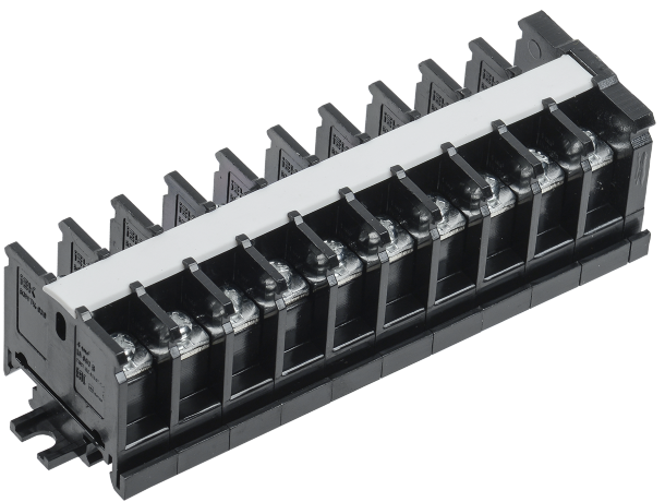 Блок зажимов наборный БЗН TK-040 6мм2 40А на DIN-рейку 10 пар IEK