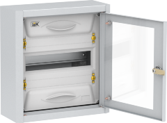 TITAN 5 Корпус металлический ЩРн-12 прозрачная дверь IP31 УХЛ3 IEK