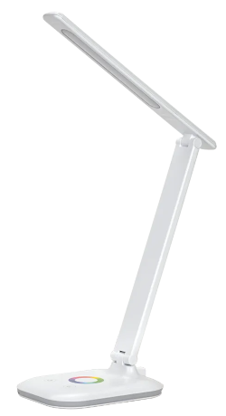 LIGHTING Светильник светодиодный настольный 2008 9Вт на подставке диммер RGB-ночник белый IEK