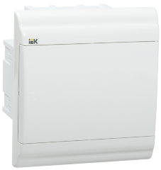 Бокс ЩРВ-П-6 модулей встраиваемый пластик IP41 PRIME белая дверь IEK