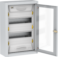 TITAN 5 Корпус металлический ЩРн-24 прозрачная дверь IP31 УХЛ3 IEK