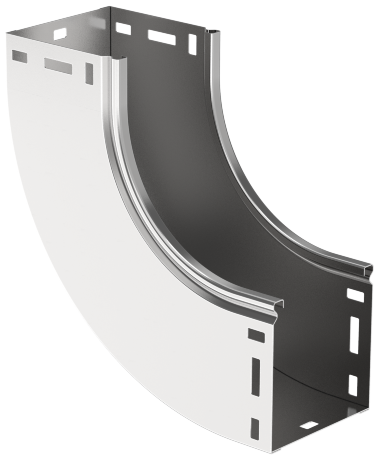 Поворот плавный 90град вертикальный внутренний (тип В10) ESCA 100х100мм IEK