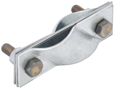 Зажим заземления диагональный стержень-стержень нержавеющая сталь IEK