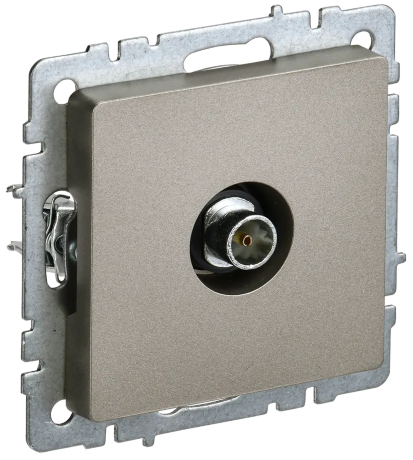 BRITE Розетка TV оконечная РТВ11-0-БрШ шампань IEK