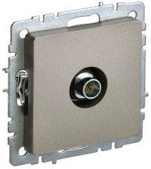 BRITE Розетка TV оконечная РТВ11-0-БрШ шампань IEK