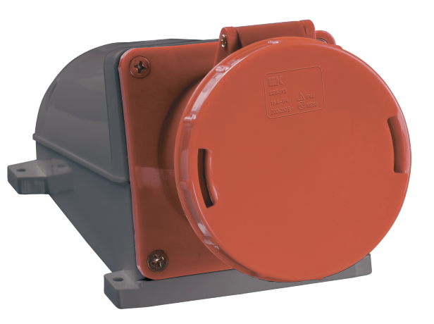 Розетка стационарная ССИ-145 3Р+РЕ+N 125А 380-415В IP54 IEK