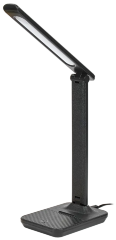 LIGHTING Светильник светодиодный настольный 2009 7Вт на подставке диммер шнур черный IEK