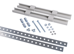 Комплект крепления металлокорпуса к столбу монтажной полосой IEK
