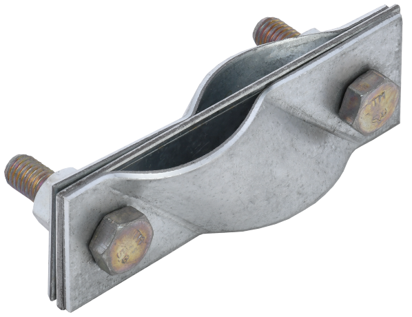 Зажим заземления диагональный стержень-стержень оцинкованная сталь IEK