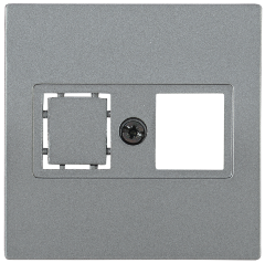 Накладка компьютерная НК45-1-БА RJ45 Cat5e/6 BOLERO антрацит IEK