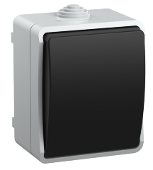 Выключатель 1-клавишный для открытой установки ВС20-1-0-ФСр ФОРС IP54 IEK