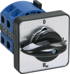 Переключатель кулачковый ПКП25-44/O 25А "Uc-O-Ua-Ub" 4Р/400В IEK