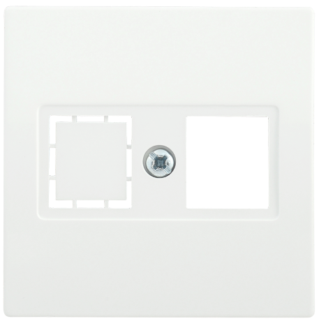 Накладка компьютерная НК45-1-ББ RJ45 Cat5e/6 BOLERO белый IEK