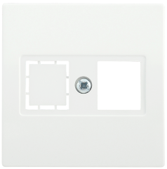 Накладка компьютерная НК45-1-ББ RJ45 Cat5e/6 BOLERO белый IEK