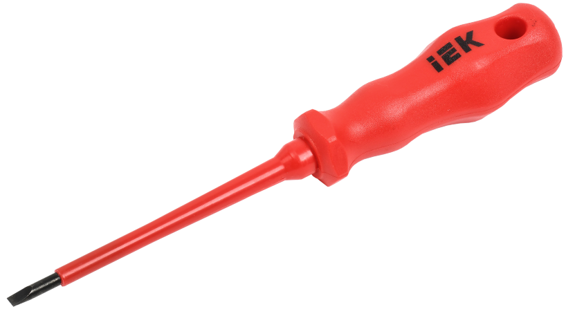Отвертка шлицевая PROFI 4,0х100мм 1000В IEK