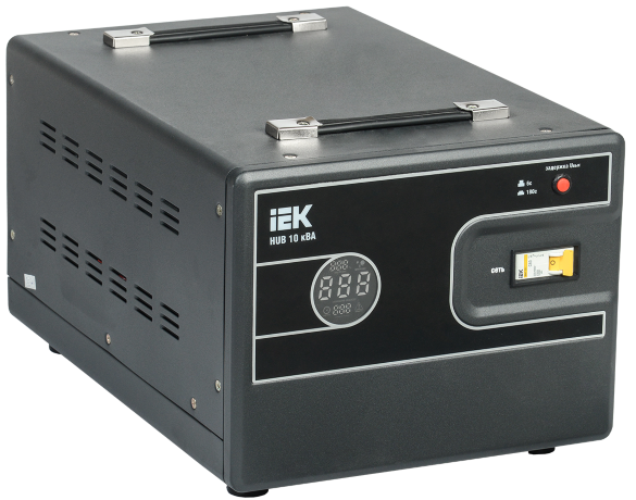 Стабилизатор напряжения переносной HUB 10кВА IEK