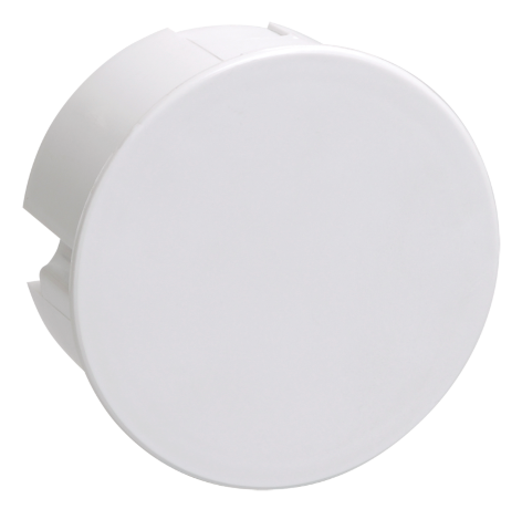 Коробка распаячная КМ41007 d80x40мм для твердых стен (с крышкой) IEK